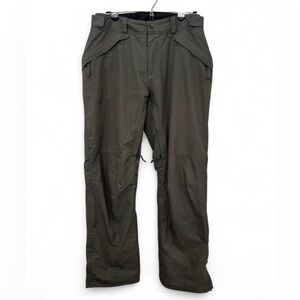 Men's 686 Snowboard Pants Medium Gray Winter Ski Waterproof Breathable Thermal